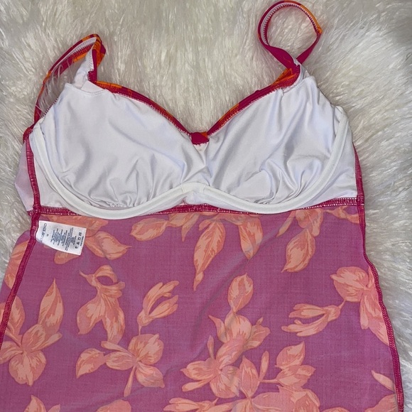 Lands End Tankini Floral Like New Sz 12 - Picture 6 of 6